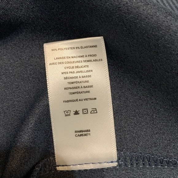 Hickey Freeman Comfort Stretch Quarter Zip Pullover, Navy Men’s Size Medium - Picture 9 of 9